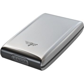 TRU VIRTU Credit Card Case RAZOR - Silver Arrow