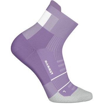 MAMMUT Trail Running Lightweight Merino Quarter Socks Lavandin-White