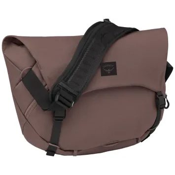 OSPREY METRON 18 MESSENGER, magma brown/goby orange