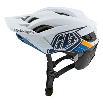 TROY LEE DESIGNS FLOWLINE SE MIPS BADGE LIGHT GRAY / CHARCOAL