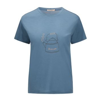 ACLIMA LightWool 140 Tee Kettle W's Blue Fusion