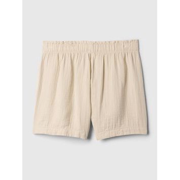 GAP 882138-00 Mušelínové kraťasy Béžová