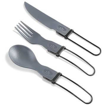 GSI OUTDOORS Tekk Trio Folding Cutlery Set