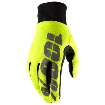 100% HYDROMATIC Gloves Fluo Yellow