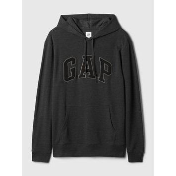 GAP Mikina s logem a kapucí Černá