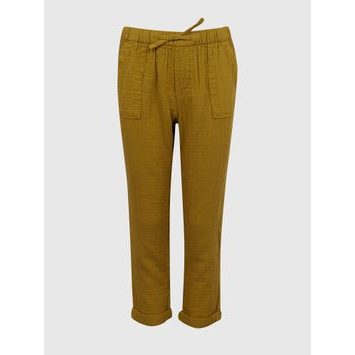 GAP 877293-01 Dětské kalhoty s pružným pasem Žlutá