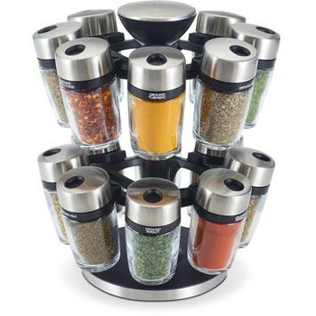 COLE&MASON Otočný stojan s kořenkami 16 ks