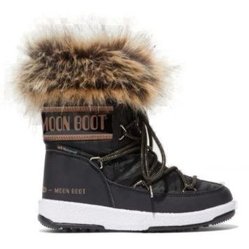 MOON BOOT MONACO LOW, 002 black/copper