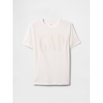 GAP Dětské tričko s logem Bílá