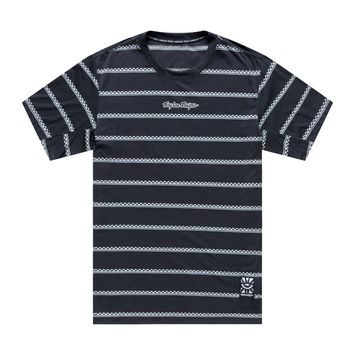 TROY LEE DESIGNS SKYLINE RIDE TEE CHECKED OUT CARBON