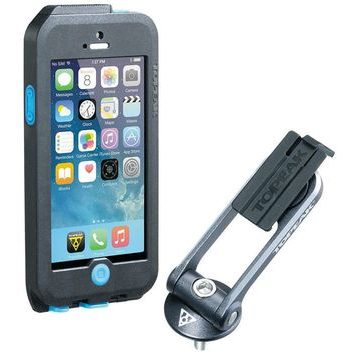 TOPEAK WEATHERPROOF RIDECASE pro iPhone 5 + SE černá/modrá