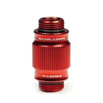 LEZYNE ABS-1 PRO HP CHUCK HEAD BLACK / RED