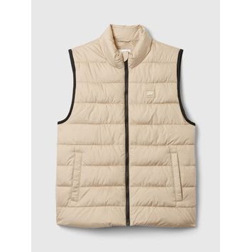 GAP Prošívaná nepromokavá vesta ColdControl Béžová