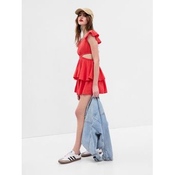 GAP 664962-00 Mini šaty, Červená