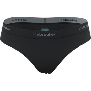 ICEBREAKER W Mer 125 Cool-Lite Sprite Hipster, BLACK