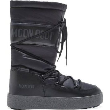 MOON BOOT LTRACK HIGH NYLON WP, 001 black