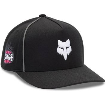 FOX Image Cosmo Snapback Hat Black