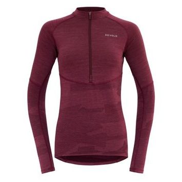 DEVOLD Standal Merino Shirt Zip Neck Wmn, Beetroot