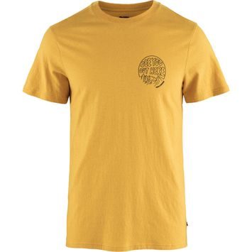 FJÄLLRÄVEN Hemp Blend Out Here T-shirt M Ochre