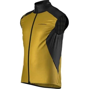 LA SPORTIVA Blizzard Windbreaker Vest M, Yellow/Black