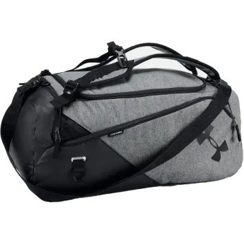 UNDER ARMOUR Contain Duo MD BP Duffle 50 L Castlerock Medium Heather / Black / White