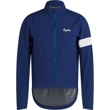 RAPHA Jacket Core Rain, Medieval Blue / White Alyssum