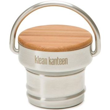 KLEAN KANTEEN Bamboo Loop Cap w/bale - brushed stainless/natural
