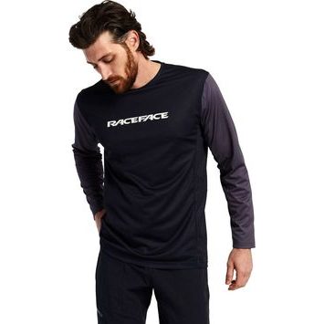 RACE FACE INDY dres dl.rukáv charcoal