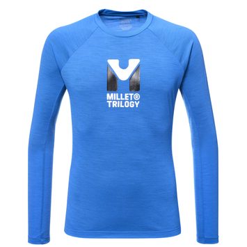 MILLET TRILOGY WOOL TS LS M ICON BLUE