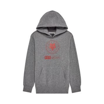 FOX Yth Kairos Fleece Po Heather Graphite