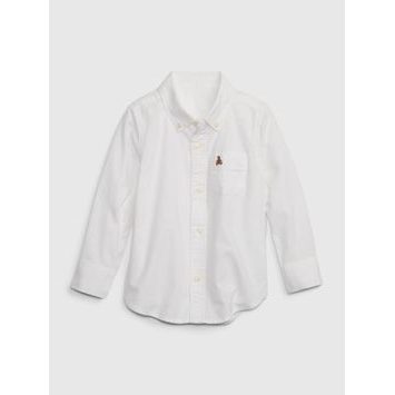 GAP 529837-01 Dětská košile oxford Bílá