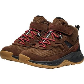 KEEN HIGHTRAIL MID WP CHILDREN dark earth/garnet