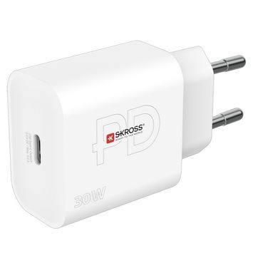 SKROSS DC56-PD30 USB-C nabíjecí adaptér Power charger 30W EU, Power Delivery, typ C