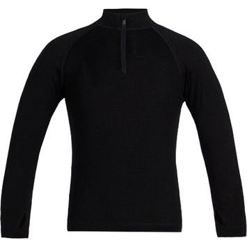 ICEBREAKER K 260 Tech LS Half Zip, BLACK