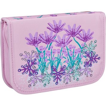 LEGO BAGS Flowers - penál s náplní růžová