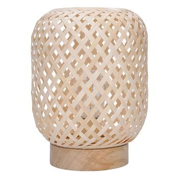 SOLIGHT WO3107 ratanová LED lucerna s LED žárovkou, teplá bílá, 3x AAA, 19cm