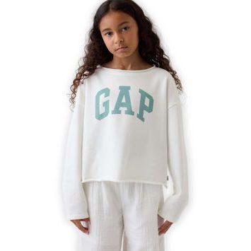 GAP 894376-00 Dětská mikina s logem Bílá