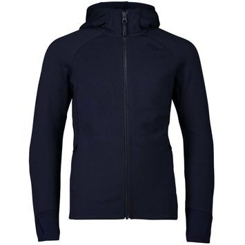 POC Merino Zip Hood Jr Turmaline Navy