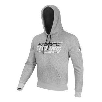 FORCE CYCLING přes hlavu s kapucí, šedá-JUNIOR