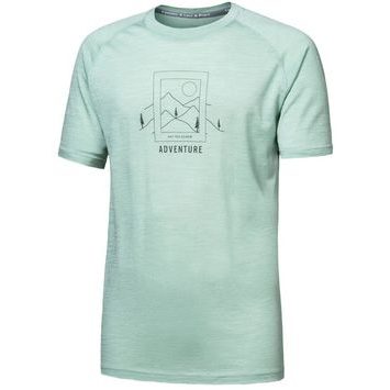 SENSOR MERINO AIR SAY YES pánské triko kr.rukáv basil green