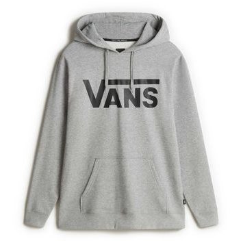 VANS VANS CLASSIC PULLOVER HOODIE, Cement Heather-Black