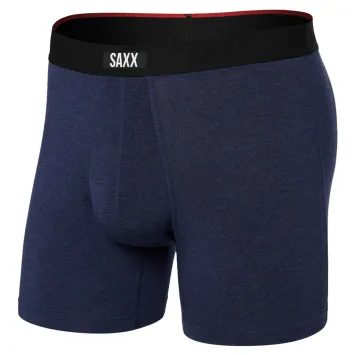 SAXX VIBE XTRA SUPER SOFT BOXER BRIEF FLY, astro blue heather