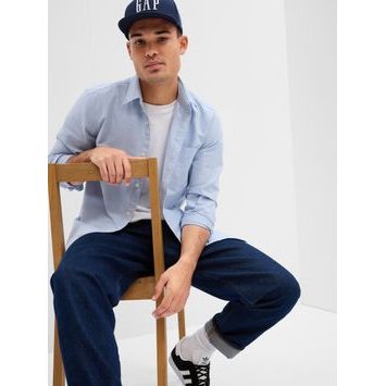 GAP Košile Standard Oxford Modrá