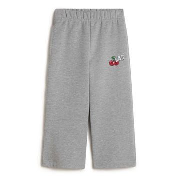 VANS Checker Cherries Cropped Sweatpants Cement Heather