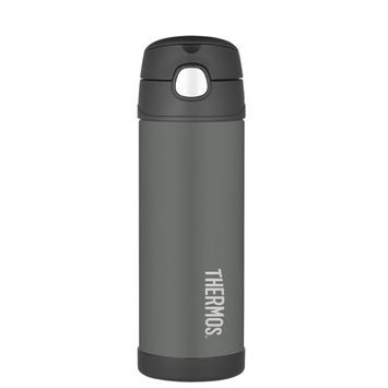 THERMOS Baby thermos with straw 470 ml black