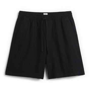 GAP 873624-01 Kraťasy z lněné směsi Černá
