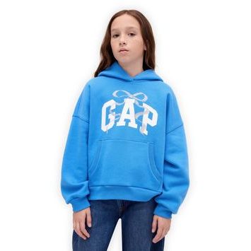 GAP 847145-00 Dětská oversize mikina Logo VintageSoft Modrá