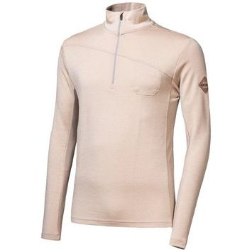SENSOR MERINO EXTREME UP pánská mikina dl.rukáv zip almond beige