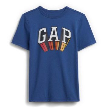 GAP 885165-00 Dětské tričko s logem Tmavě modrá
