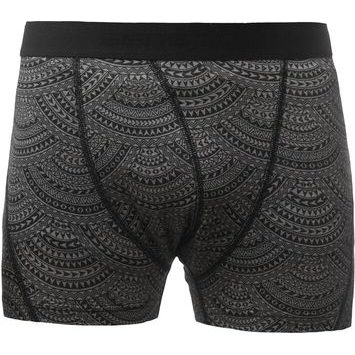 SENSOR MERINO IMPRESS pánské trenky šedá/maori